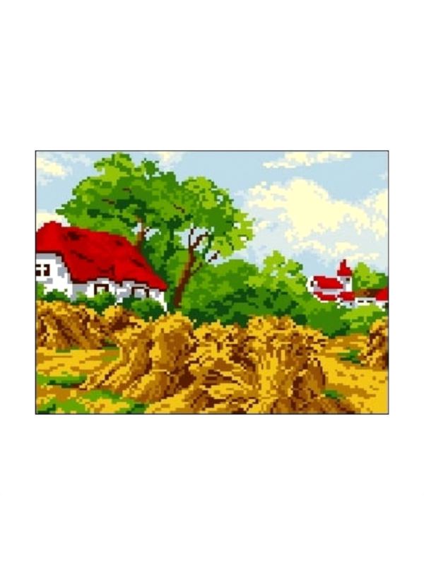 Kanwa z nadrukiem GRAFIKO - 24x30 cm - 1085