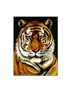Kanwa z nadrukiem GRAFIKO - 24x30 cm - 1076