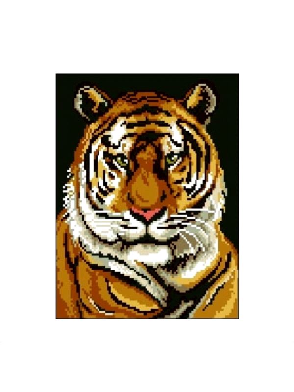 Kanwa z nadrukiem GRAFIKO - 24x30 cm - 1076