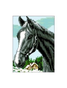 Kanwa z nadrukiem GRAFIKO - 24x30 cm - 1075