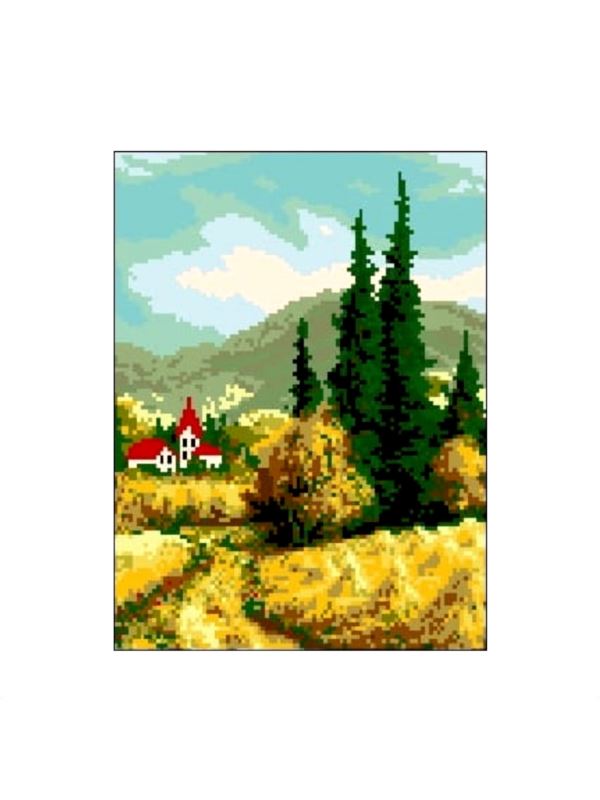 Kanwa z nadrukiem GRAFIKO - 24x30 cm - 1065
