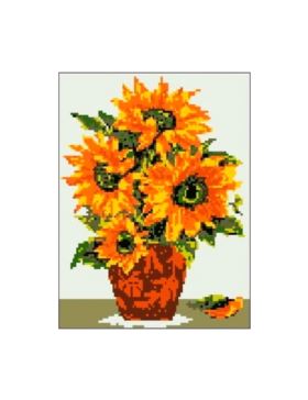 Kanwa z nadrukiem GRAFIKO - 24x30 cm - 1041