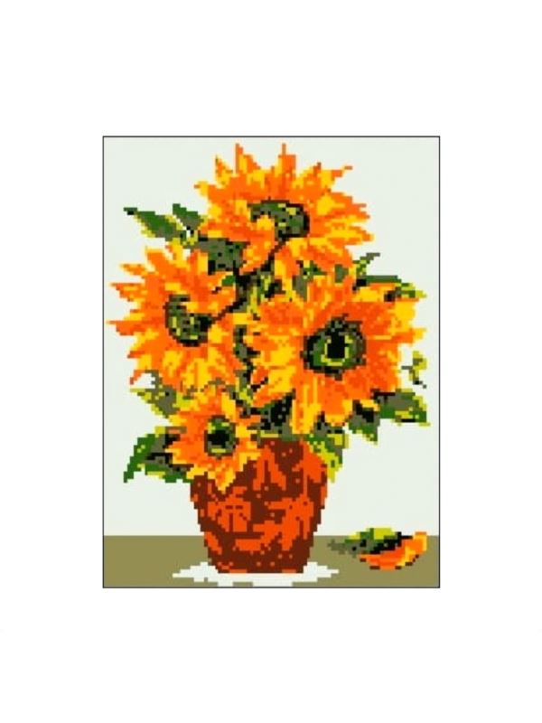 Kanwa z nadrukiem GRAFIKO - 24x30 cm - 1041