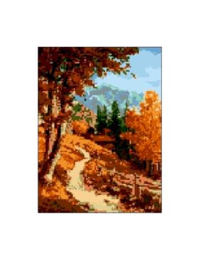Kanwa z nadrukiem GRAFIKO - 24x30 cm - 1030