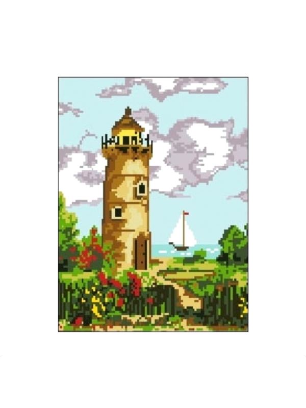Kanwa z nadrukiem GRAFIKO - 24x30 cm - 1018
