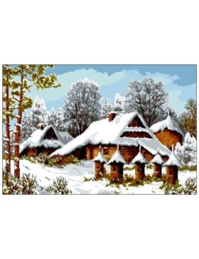 Kanwa z nadrukiem GRAFIKO - 50x75 cm - 9213