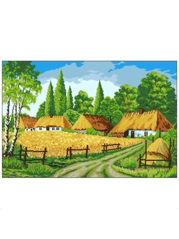 Kanwa z nadrukiem GRAFIKO - 50x75 cm - 9202