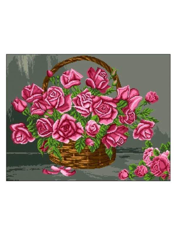 Kanwa z nadrukiem GRAFIKO - 50x65 cm - 9011