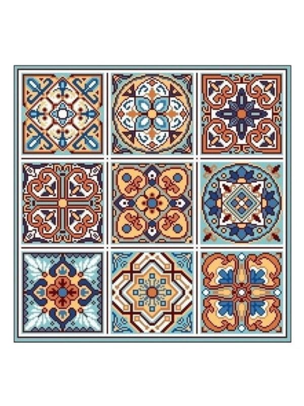 Kanwa z nadrukiem GRAFIKO - 50x50 cm - 6905