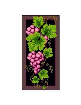 Kanwa z nadrukiem GRAFIKO - 25x50 cm - 6548