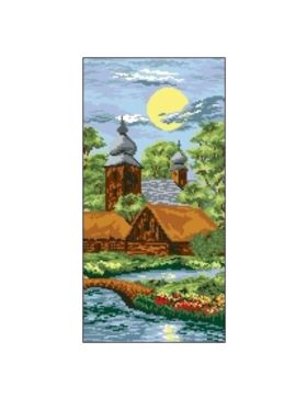 Kanwa z nadrukiem GRAFIKO - 25x50 cm - 6541