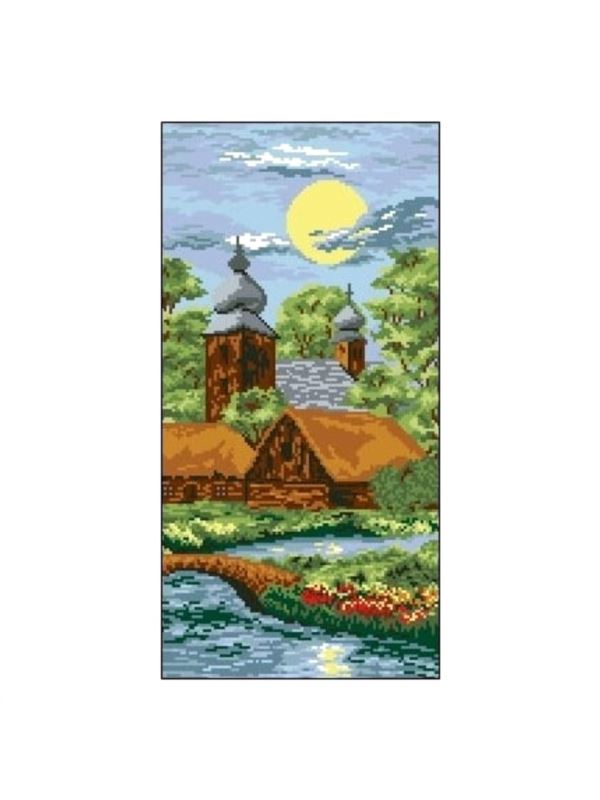 Kanwa z nadrukiem GRAFIKO - 25x50 cm - 6541