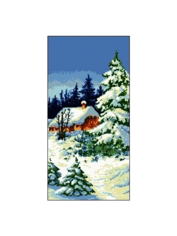 Kanwa z nadrukiem GRAFIKO - 25x50 cm - 6509