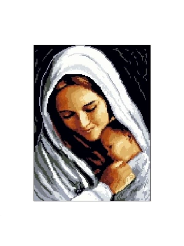 Kanwa z nadrukiem GRAFIKO - 30x40 cm - 3081
