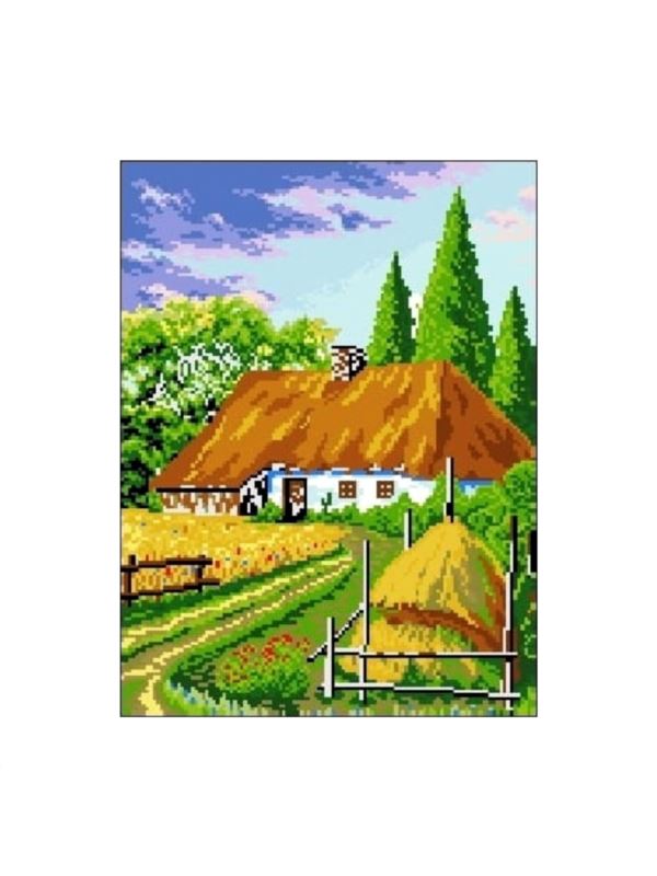 Kanwa z nadrukiem GRAFIKO - 30x40 cm - 3048