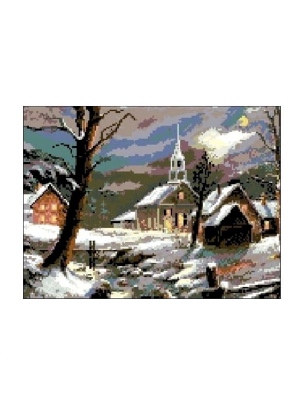 Kanwa z nadrukiem GRAFIKO - 30x40 cm - 3008