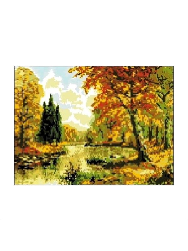 Kanwa z nadrukiem GRAFIKO - 30x40 cm - 3006
