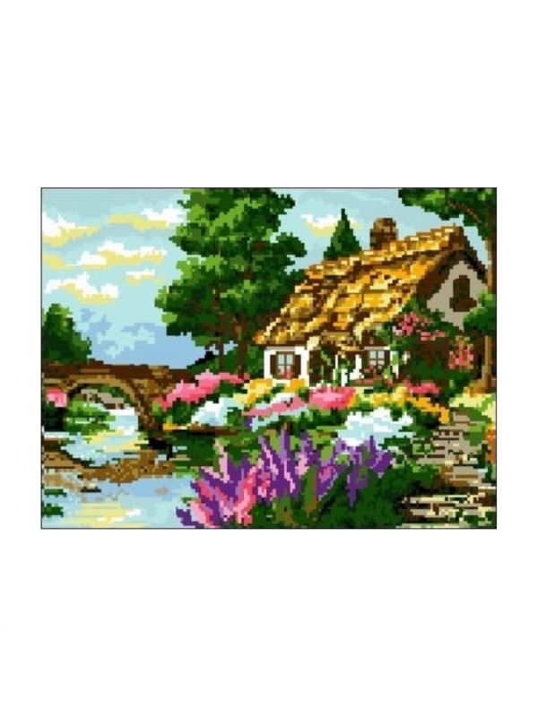 Kanwa z nadrukiem GRAFIKO - 30x40 cm - 3005