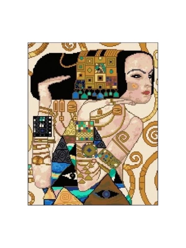 Kanwa z nadrukiem GRAFIKO - 40x50 cm - 6116