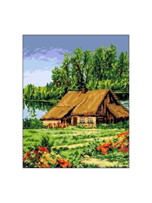 Kanwa z nadrukiem GRAFIKO - 40x50 cm - 6080