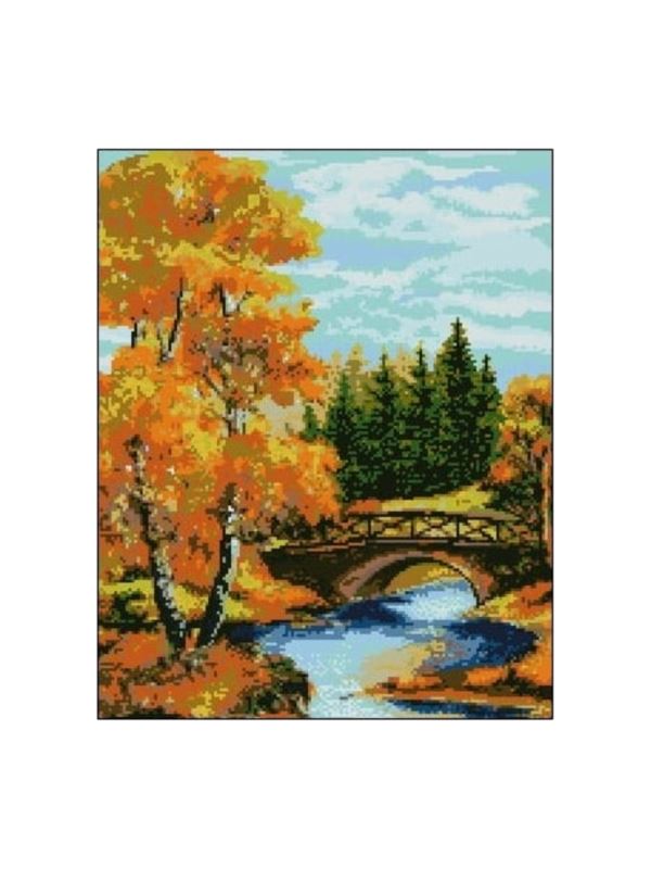 Kanwa z nadrukiem GRAFIKO - 40x50 cm - 6053