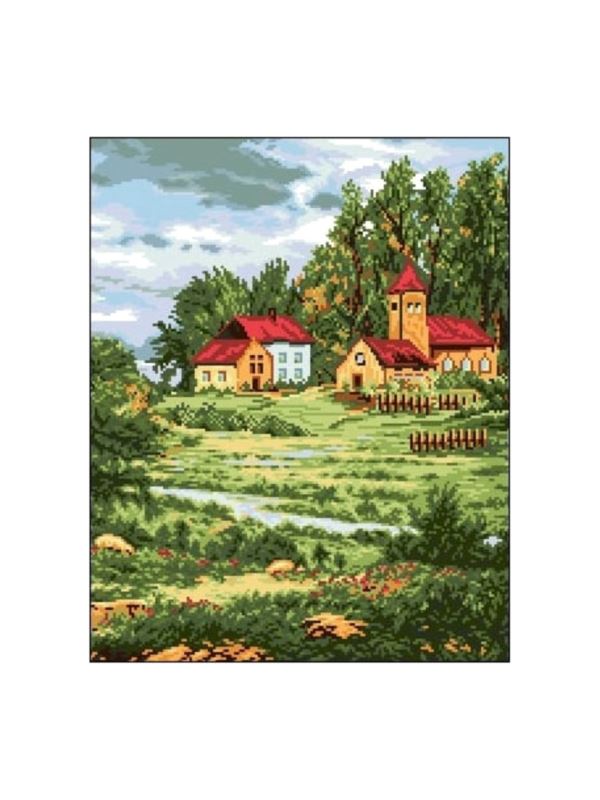 Kanwa z nadrukiem GRAFIKO - 40x50 cm - 6048
