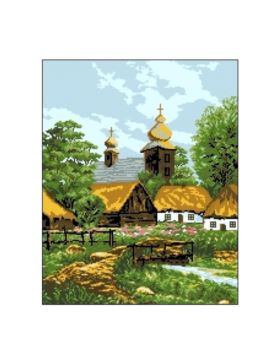Kanwa z nadrukiem GRAFIKO - 40x50 cm - 6046