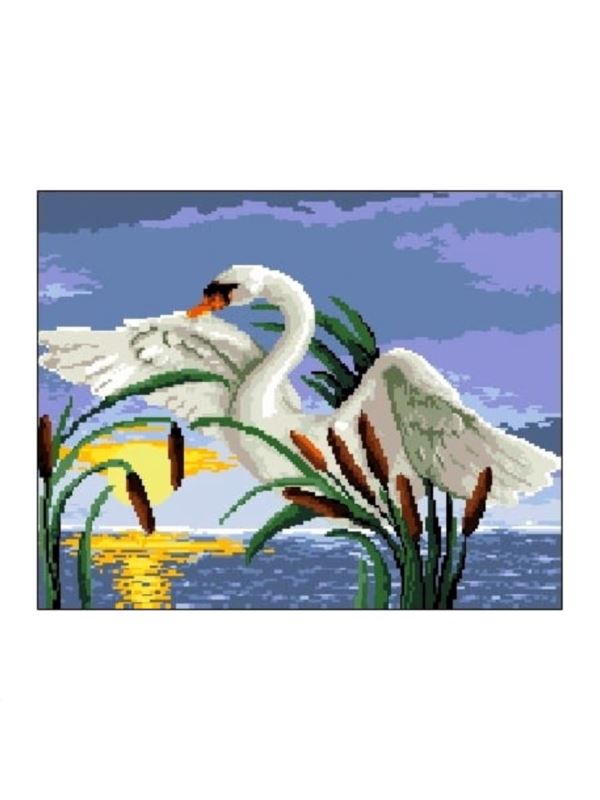 Kanwa z nadrukiem GRAFIKO - 40x50 cm - 6023