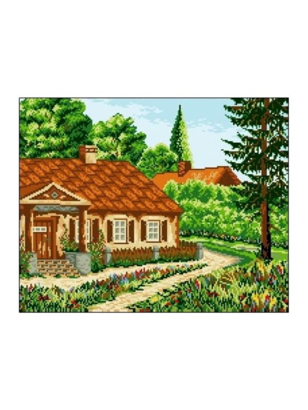 Kanwa z nadrukiem GRAFIKO - 40x50 cm - 6017