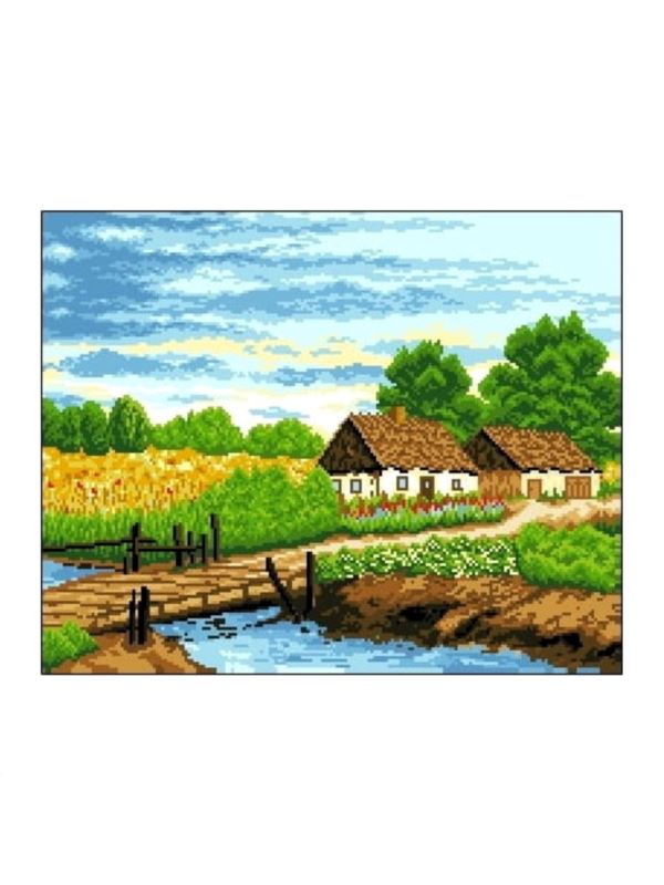 Kanwa z nadrukiem GRAFIKO - 40x50 cm - 6016