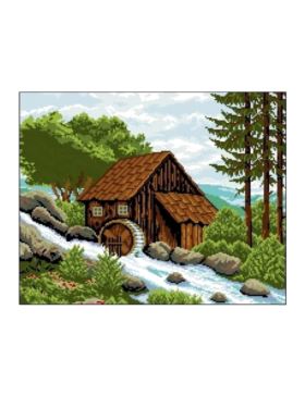 Kanwa z nadrukiem GRAFIKO - 40x50 cm - 6015
