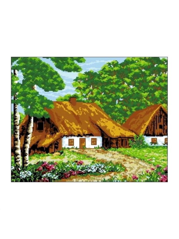 Kanwa z nadrukiem GRAFIKO - 40x50 cm - 6012