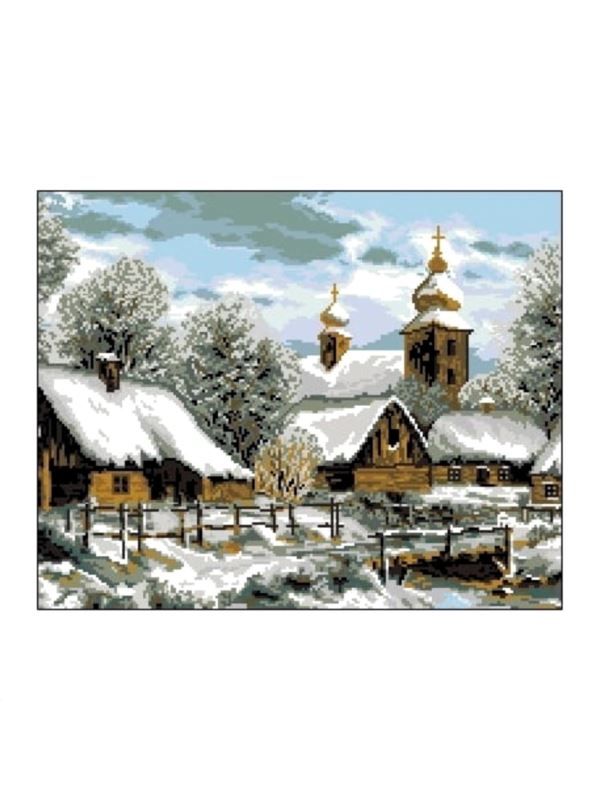 Kanwa z nadrukiem GRAFIKO - 40x50 cm - 6010