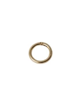 Karabińczyk metalowy okrągły - 42 mm - złoty - KLT-008 (04145) - 5szt./opak.