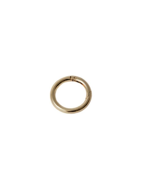 Karabińczyk metalowy okrągły - 42 mm - złoty - KLT-008 (04145) - 5szt./opak.