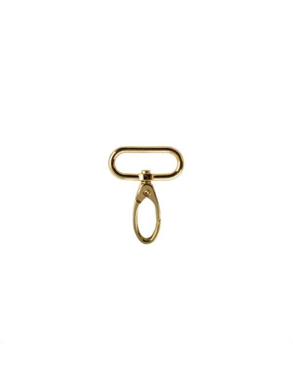 Karabińczyk metalowy - 32 mm - złoty - KLT-020 (04794) - 5szt./opak.