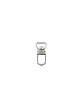 Karabińczyk metalowy - 13 mm - srebrny - KLT-021 (05004) - 5szt./opak.