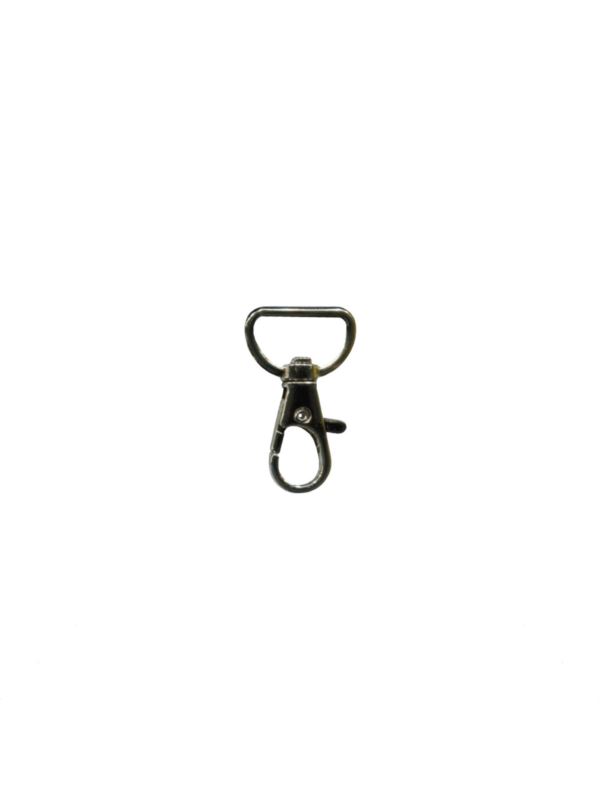 Karabińczyk metalowy - 20 mm - srebrny - KLT-024 (05006) - 5szt./opak.