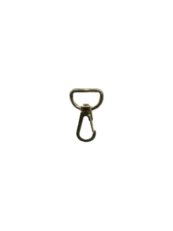 Karabińczyk metalowy - 20 mm - złoty - KLT-025 (05009) - 5szt./opak.