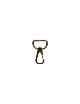 Karabińczyk metalowy - 20 mm - złoty - KLT-025 (05009) - 5szt./opak.