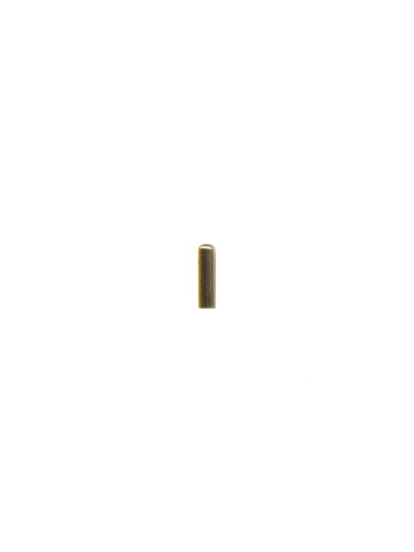 Końcówki metalowe do sznurowadeł - 18 mm - złote - KLK-007 (05017) - 25szt./opak.