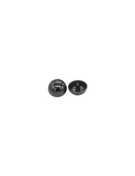 Guziki metalowe na nóżce - 23 mm (36L) - grafitowe - GZ-205 (04055) - 10szt./opak.