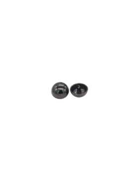 Guziki metalowe na nóżce - 15 mm (24L) - grafitowe - GZ-205 (04054) - 10szt./opak.