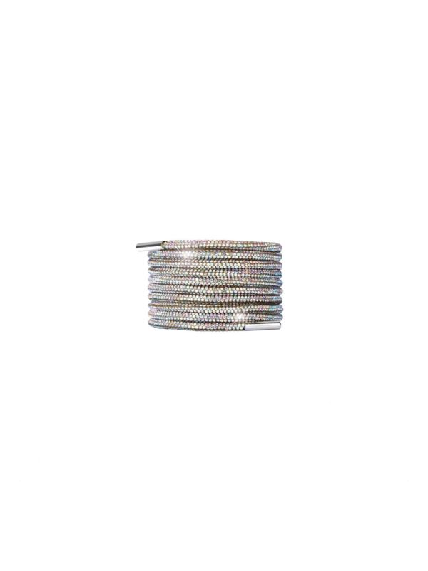 Sznurowadło z kamieniami strass - 120 cm - 04941