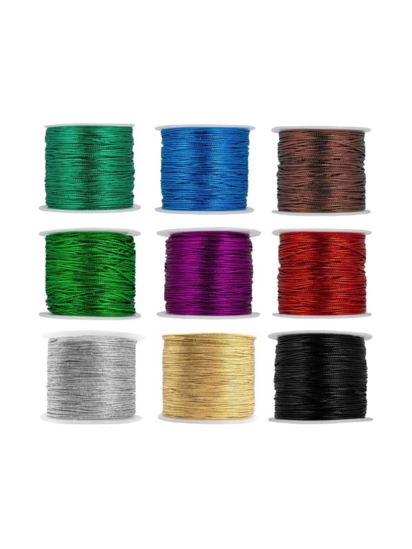 Sznurek ozdobny metalizowany - 1,2 mm - TS-04 (04802) - 75mb/szt.