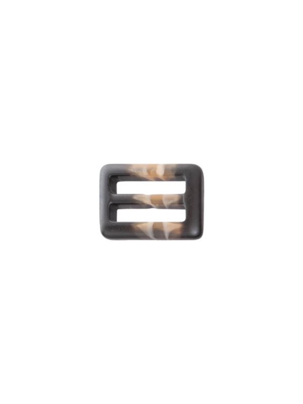 Klamry plastikowe płaszczowe - 33x48 mm - brązowe - KL-399 (03757) - 5szt./opak.