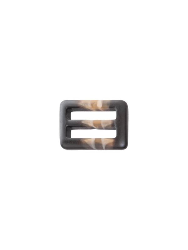 Klamry plastikowe płaszczowe - 43x65 mm - brązowe - KL-398 (03756) - 5szt./opak.