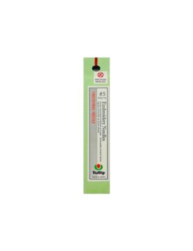 Igły ręczne do haftu z czubkiem ostre TULIP - rozm.5 (sharp tip) - THN-017E - 8szt./opak.