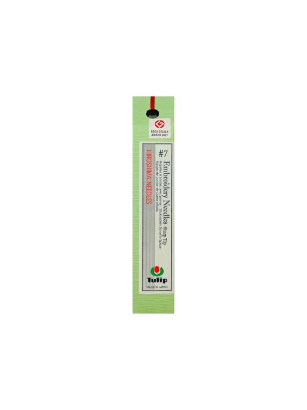 Igły ręczne do haftu z czubkiem ostre TULIP - rozm.7 (sharp tip) - THN-019E - 8szt./opak.