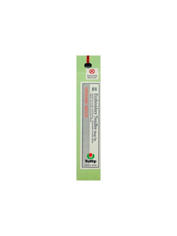 Igły ręczne do haftu z czubkiem ostre TULIP - rozm.8 (sharp tip) - THN-020E - 8szt./opak.
